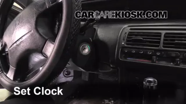1995 Honda Prelude Si 2.3L 4 Cyl. Reloj Fijar hora de reloj